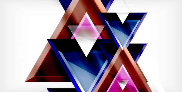 Brillant fond triangles brillant — Image vectorielle