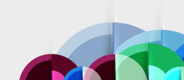 Geometrik tasarım arka plan - daireler