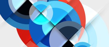 Geometrik tasarım arka plan - daireler