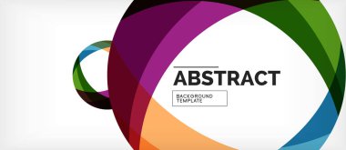 Doğrusal dalga Web şablonu. Vektör illüstrasyon parlak tasarım. Dekoratif baskı. Dekoratif zemin vektörü. Vektör iş illüstrasyon