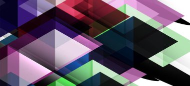 Beyaz arka planda çağdaş tarzda renkli tekrarlayan üçgenler modern geometrik. Soyut geometrik şekil. Modern şık doku