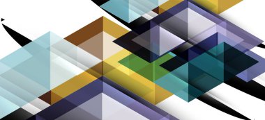 Soyut üçgen desen, renkli zemin. Sunum şablonu. Modern dokulu şekil. Trendy modern tarzı