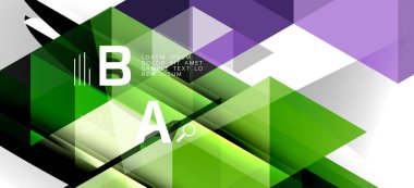 Soyut üçgen desen, renkli zemin. Sunum şablonu. Modern dokulu şekil. Trendy modern tarzı