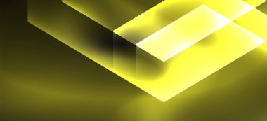 Neon renk altıgen şekiller, siyah arka planda çizgiler. Web zemin tasarımı için modern şablon. Soyut geometrik çerçeve