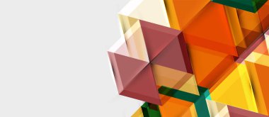 Geometrik üçgen ve altıgen soyut arka plan, vektör illüstrasyon