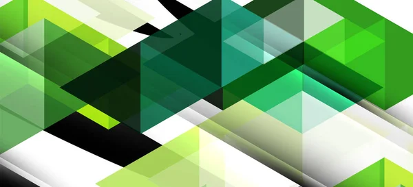 Coloridos triángulos repetitivos geométricos modernos en estilo contemporáneo sobre fondo blanco. Forma geométrica abstracta. Textura moderna y elegante — Vector de stock