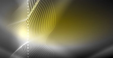 Neon çizgiler parlak parlayan arka plan