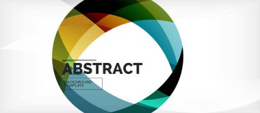 Renkli dalga hatları soyut arka plan, iş veya techno sunumu için renk çizgisi