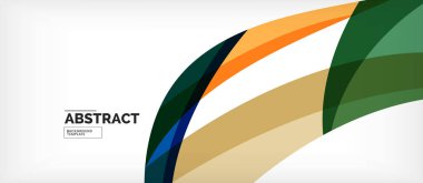 Doğrusal dalga Web şablonu. Vektör illüstrasyon parlak tasarım. Dekoratif baskı. Dekoratif zemin vektörü. Vektör iş illüstrasyon