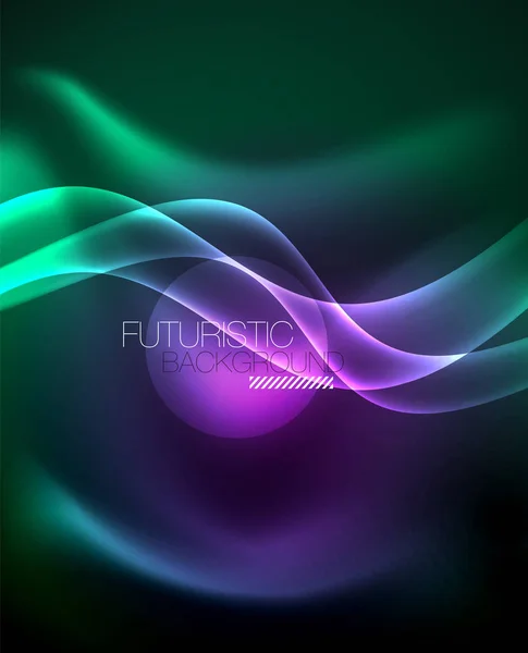 Brillante luz brillante fondo abstracto — Vector de stock