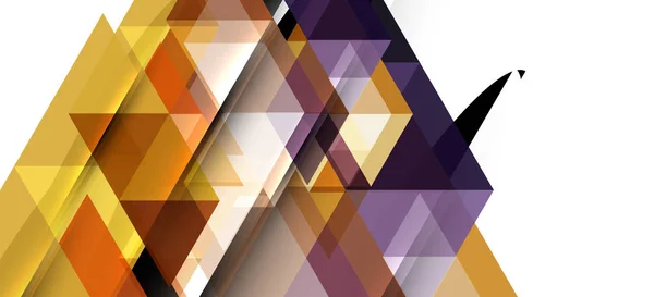 Moderne mozaïek driehoek sjabloon achtergrond, geweldig ontwerp voor alle doeleinden. Abstracte geometrische grafisch ontwerp driehoek patroon. Geometrisch lijnpatroon. — Stockvector
