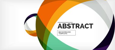 Doğrusal dalga Web şablonu. Vektör illüstrasyon parlak tasarım. Dekoratif baskı. Dekoratif zemin vektörü. Vektör iş illüstrasyon