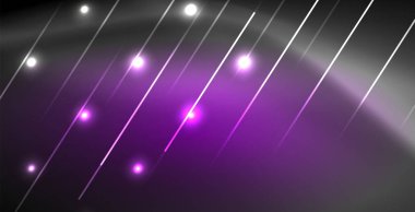 Neon parlayan çizgiler, sihirli enerji uzay ışığı konsepti, soyut arka plan duvar kağıdı tasarımı