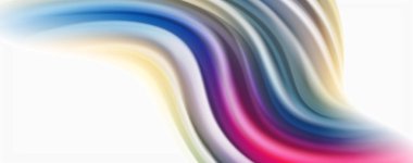 Renk akan dalgalar, sıvı kavramsal soyut arka plan