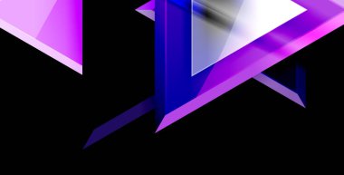 Dinamik üçgen kompozisyon soyut arka plan