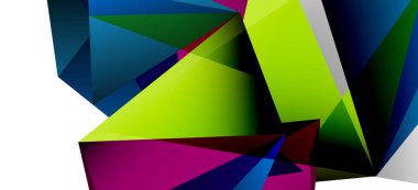 Işık arka planda trendy tarzında üçgen geometrik arka plan. Retro vektör illüstrasyon. Renkli parlak. Trendy modern tarzı. Vektör iş illüstrasyon.