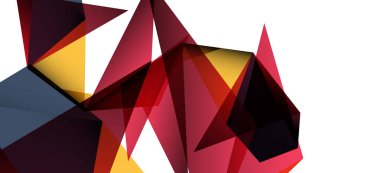 Işık arka planda trendy tarzında üçgen geometrik arka plan. Retro vektör illüstrasyon. Renkli parlak. Trendy modern tarzı. Vektör iş illüstrasyon.