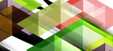 Soyut üçgen desen, renkli zemin. Sunum şablonu. Modern dokulu şekil. Trendy modern tarzı