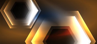 Neon parlak renk hatları arka plan. Soyut renkli Web şablonu geometrik modern teknoloji kavramı.