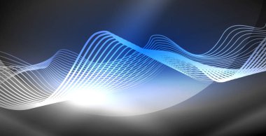 Neon çizgiler parlak parlayan arka plan