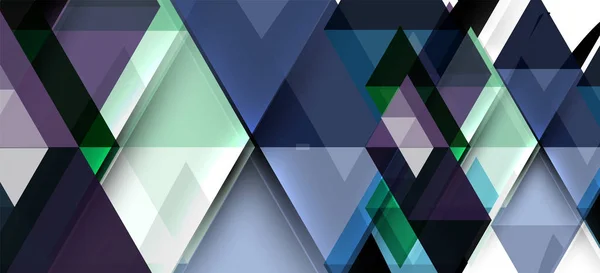 Moderne Mosaik-Dreieck-Vorlage Hintergrund, tolles Design für jeden Zweck. abstraktes geometrisches grafisches Design-Dreiecksmuster. geometrisches Linienmuster. — Stockvektor