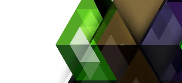 现代马赛克三角形模板背景,适合任何目的的伟大设计。抽象几何图形设计三角形图案。几何线图案. — 图库矢量图片