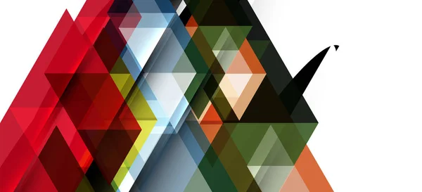 Abstrakt trekantsmønster, farverig baggrund. Præsentationsskabelon. Moderne tekstureret form. Trendy moderne stil – Stock-vektor