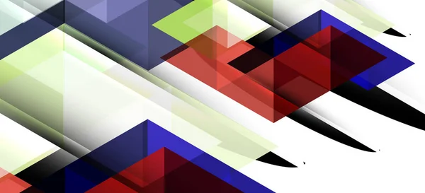 Abstrakt triangel mönster, färgglada bakgrund. Presentationsmall. Modern texturerad form. Trendig modern stil — Stock vektor