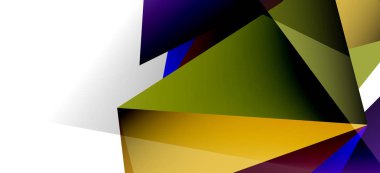 Işık arka planda trendy tarzında üçgen geometrik arka plan. Retro vektör illüstrasyon. Renkli parlak. Trendy modern tarzı. Vektör iş illüstrasyon.