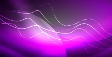 Neon çizgiler parlak parlayan arka plan