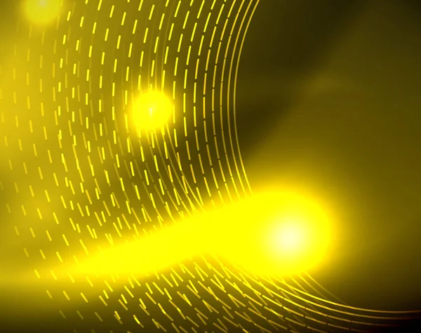 Cercles brillants fond abstrait lumineux — Image vectorielle