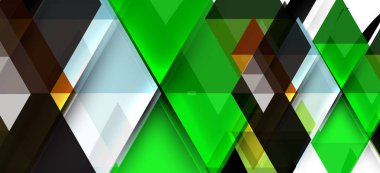 Soyut üçgen desen, renkli zemin. Sunum şablonu. Modern dokulu şekil. Trendy modern tarzı