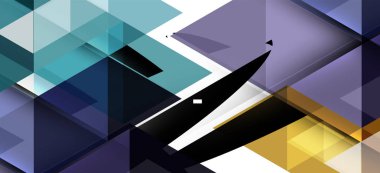 Soyut üçgen desen, renkli zemin. Sunum şablonu. Modern dokulu şekil. Trendy modern tarzı