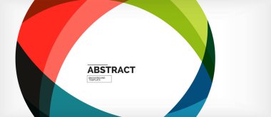 Renkli dalga hatları soyut arka plan, iş veya techno sunumu için renk çizgisi