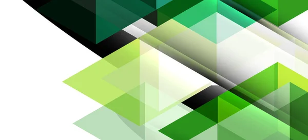 Triangoli ripetuti colorati geometrici moderni in stile contemporaneo su sfondo bianco. Forma geometrica astratta. Struttura elegante moderna — Vettoriale Stock