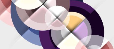 Geometrik tasarım arka plan - daireler