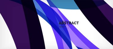 Doğrusal dalga Web şablonu. Vektör illüstrasyon parlak tasarım. Dekoratif baskı. Dekoratif zemin vektörü. Vektör iş illüstrasyon