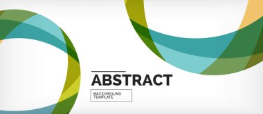 Renkli dalga hatları soyut arka plan, iş veya techno sunumu için renk çizgisi