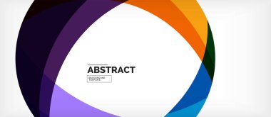 Renkli dalga hatları soyut arka plan, iş veya techno sunumu için renk çizgisi