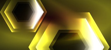 Neon parlak renk hatları arka plan. Soyut renkli Web şablonu geometrik modern teknoloji kavramı.