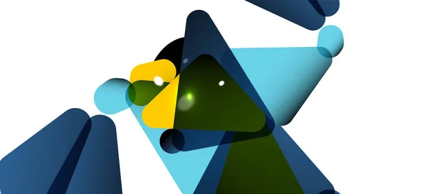 Τρίγωνο γεωμετρικό φόντο σε μοντέρνο στυλ στο φως φόντο. Ρετρό απεικόνιση διανυσματικών φορέων. Πολύχρωμο φωτεινό. Μοντέρνα μοντέρνο στυλ. Απεικόνιση διανυσματικών επιχειρήσεων. — Διανυσματικό Αρχείο