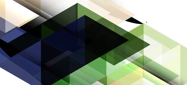 抽象概念三角形图形元素。技术背景。横幅、海报模板 — 图库矢量图片