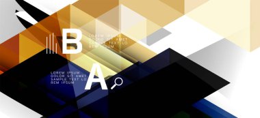 Modern mozaik üçgen şablon arka plan, herhangi bir amaçla büyük tasarım. Soyut geometrik grafik tasarım üçgen deseni. Geometrik çizgi deseni.