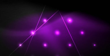 Neon renkli soyut çizgiler