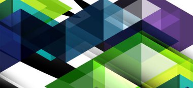 Soyut üçgen desen, renkli zemin. Sunum şablonu. Modern dokulu şekil. Trendy modern tarzı