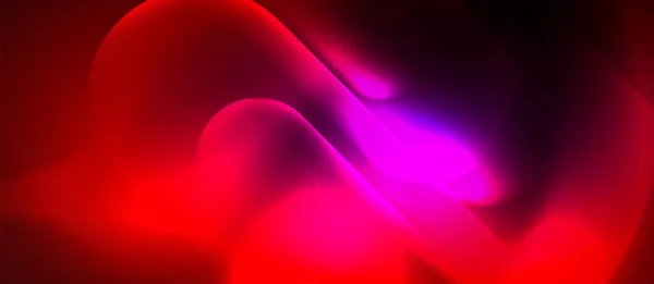 霓虹灯发光技术线条，高科技未来抽象背景模板 — 图库矢量图片