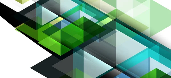 Elemento grafico astratto del concetto di triangolo. Contesto tecnologico. Banner, modello poster — Vettoriale Stock