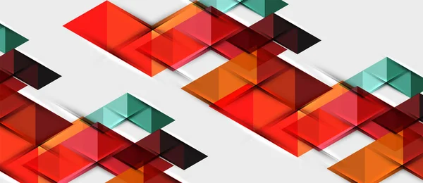 Dreieck geometrische moderne Design-Vorlage für Geschäftspräsentation — Stockvektor