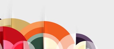 Geometrik tasarım arka plan - daireler