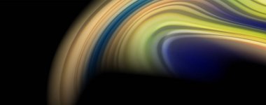 Sıvı sıvı renk dalgası hatları, parlayan renkli ışık efekti, Soyut Kompozisyon şablonu. Geometrik teknoloji soyut desen. Hareket konsepti